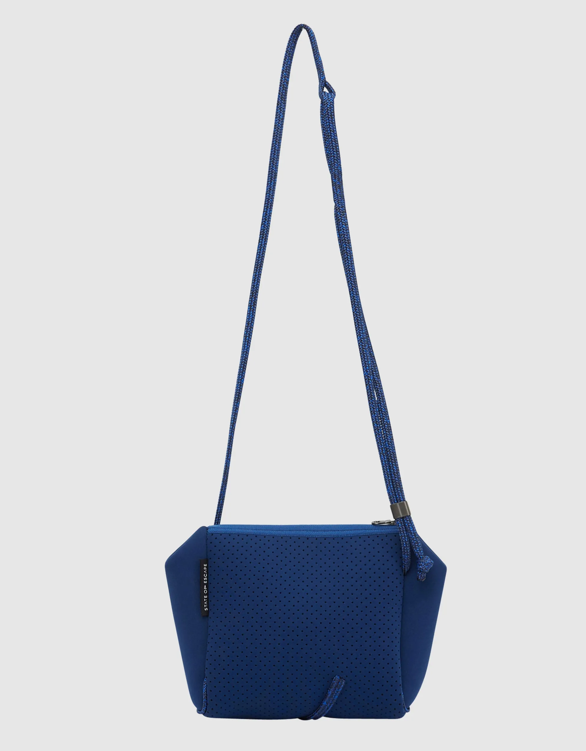 Festival crossbody in navy with blended rope