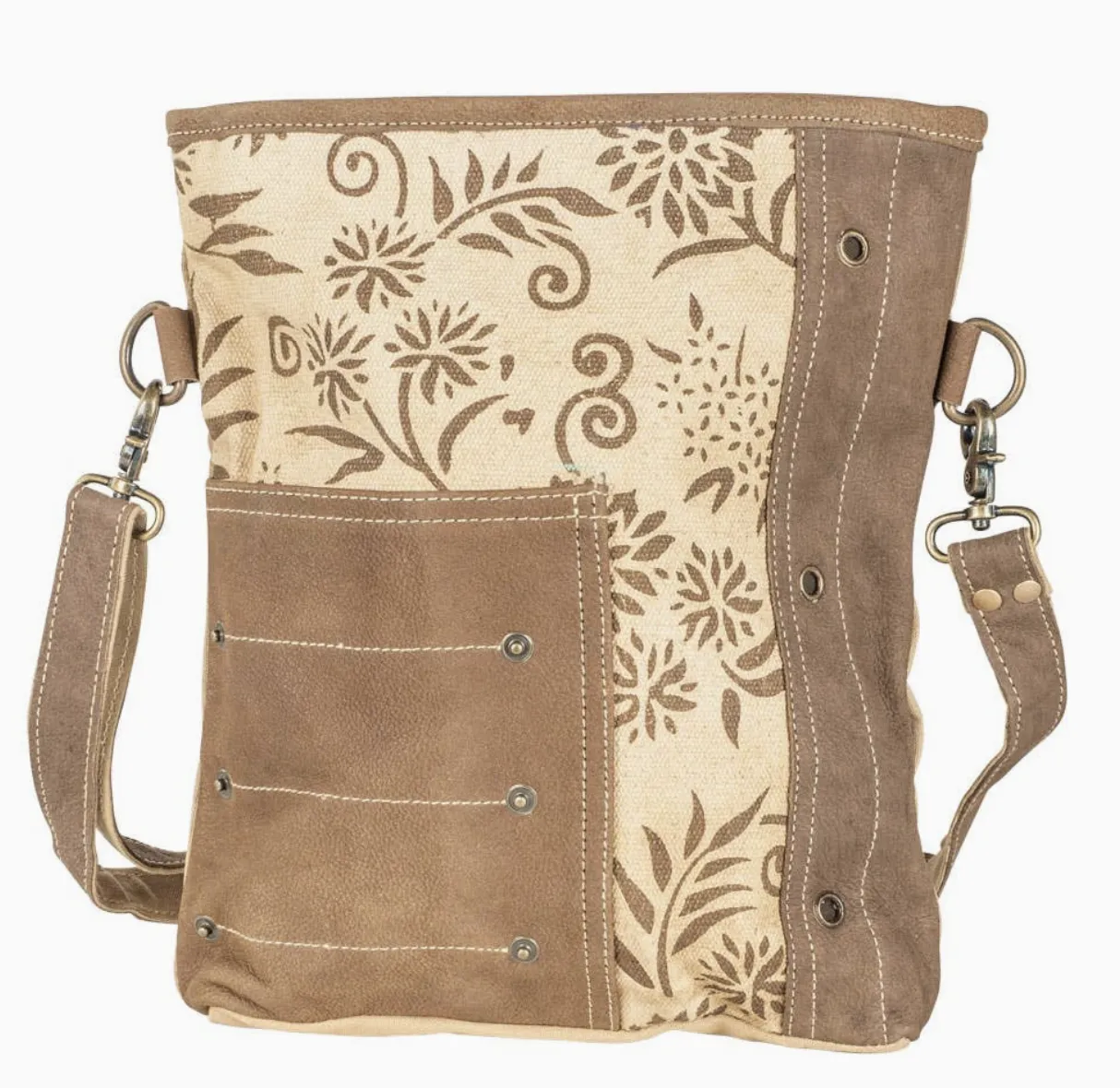 Floral Canvas Crossbody