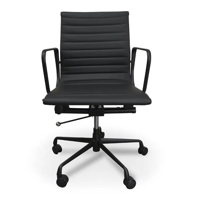 Floyd Low Back Office Chair - Full Black