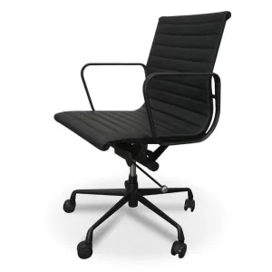 Floyd Low Back Office Chair - Full Black