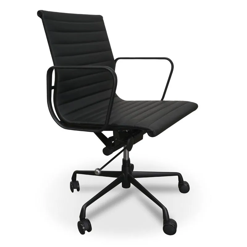 Floyd Low Back Office Chair - Full Black