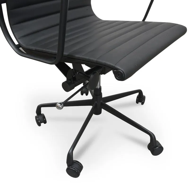 Floyd Low Back Office Chair - Full Black