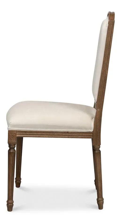 French Medallion Curved Top Side Chair - Set of 2