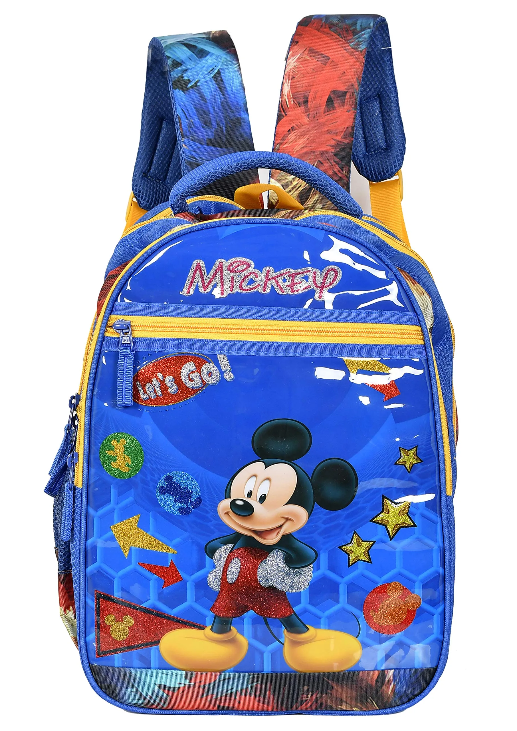 Fun Homes Disney Mickey Mouse 16 Inch Waterproof Polyster School Bag,Backpack for Kids, Blue