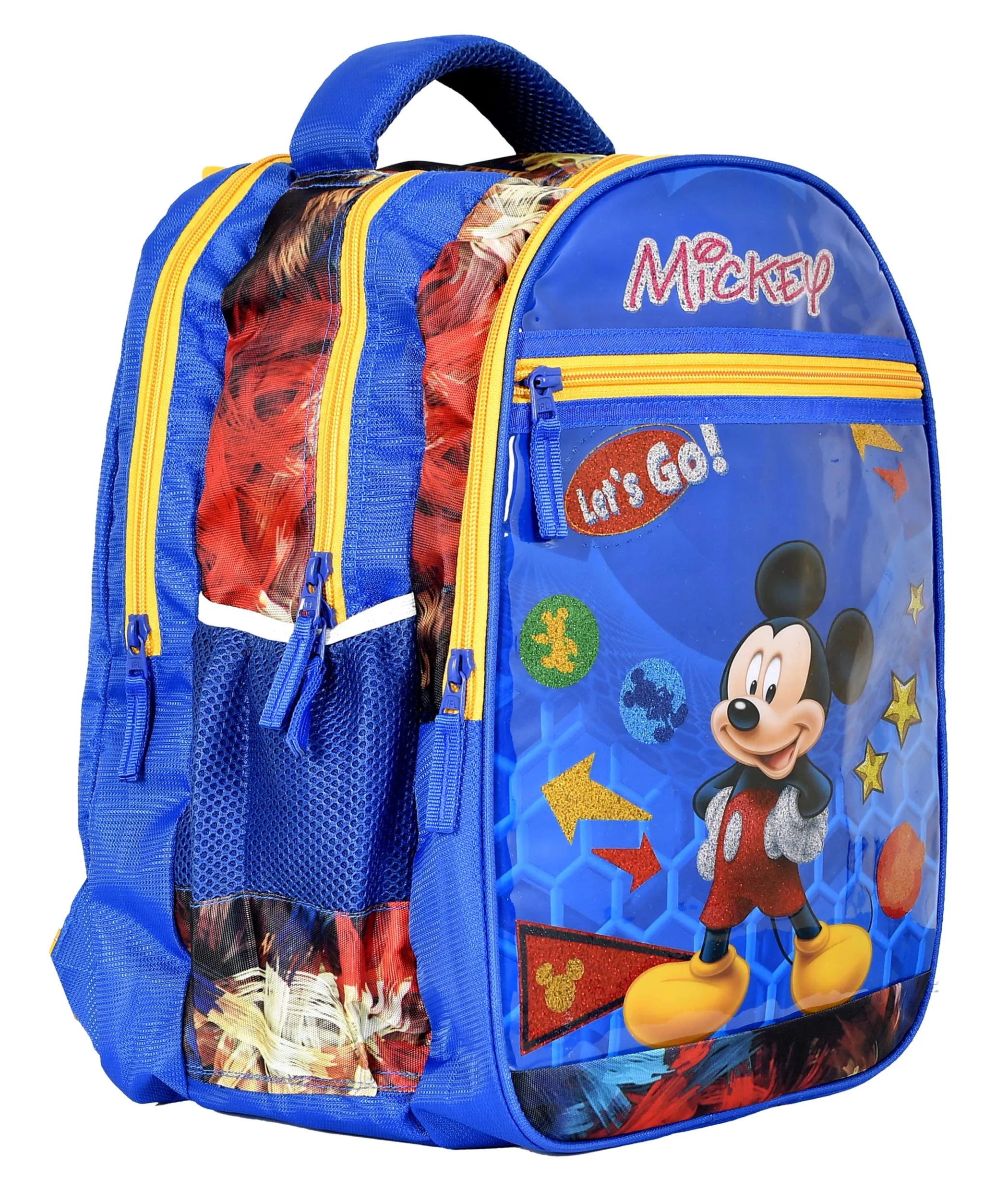 Fun Homes Disney Mickey Mouse 16 Inch Waterproof Polyster School Bag,Backpack for Kids, Blue