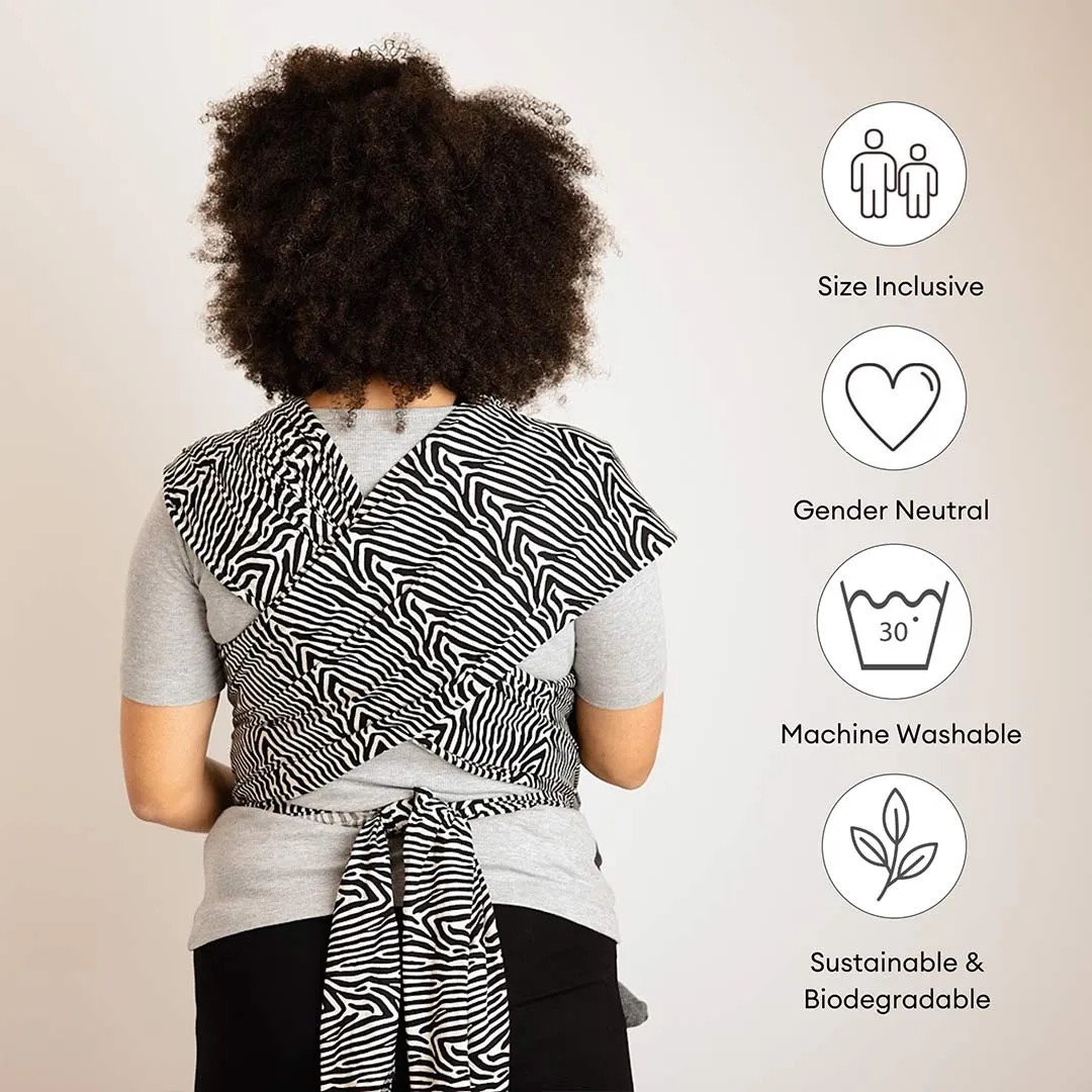 Gaia Stretchy Baby Wrap Carrier - Organic Cotton - Okapi