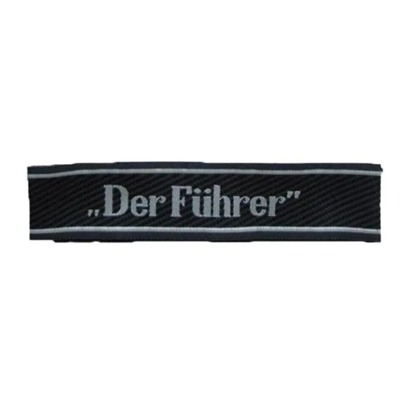 German SS Der Fuhrer BEVO Cuff Title - Authentic WWII Insignia