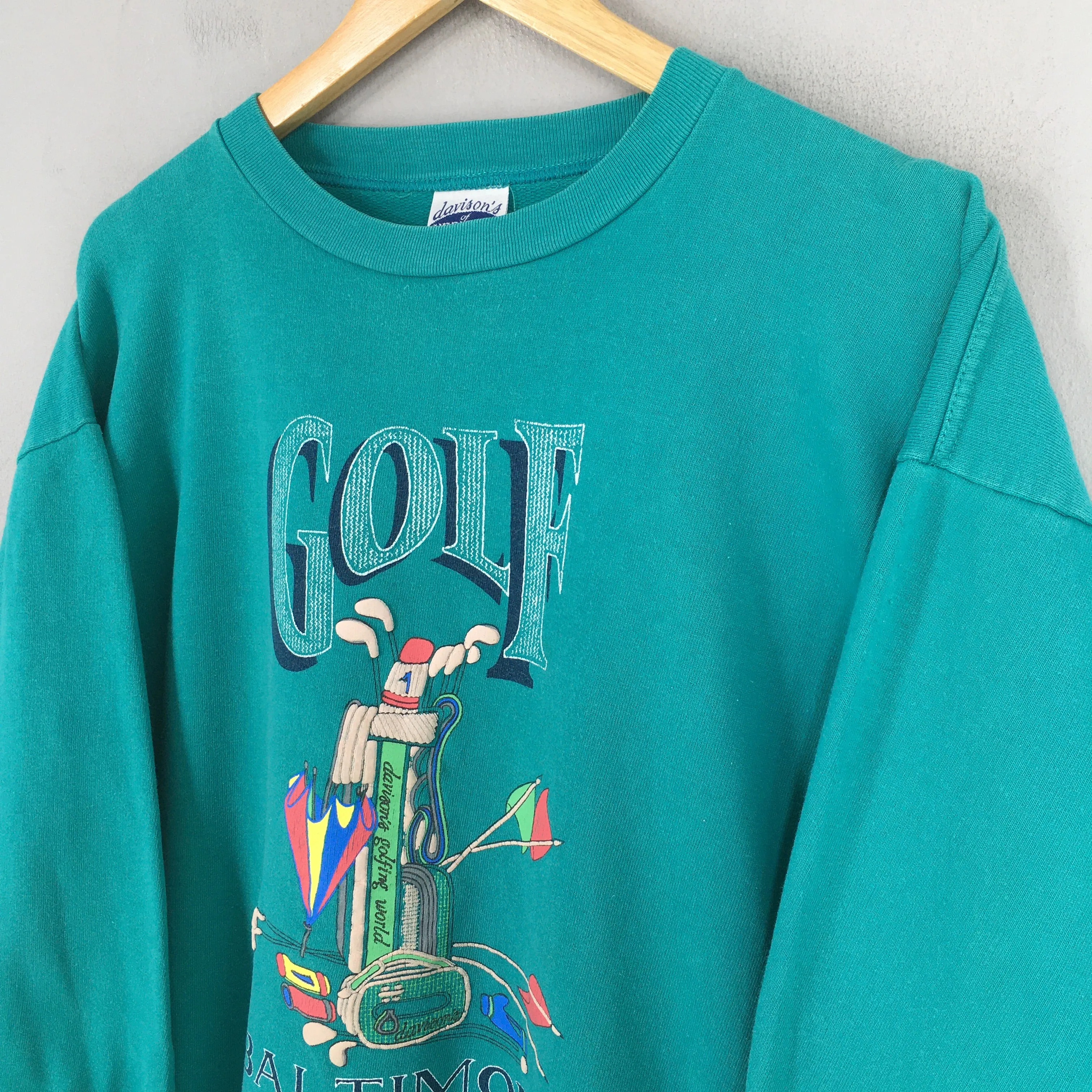 Golf Baltimore Green Sweatshirt Large