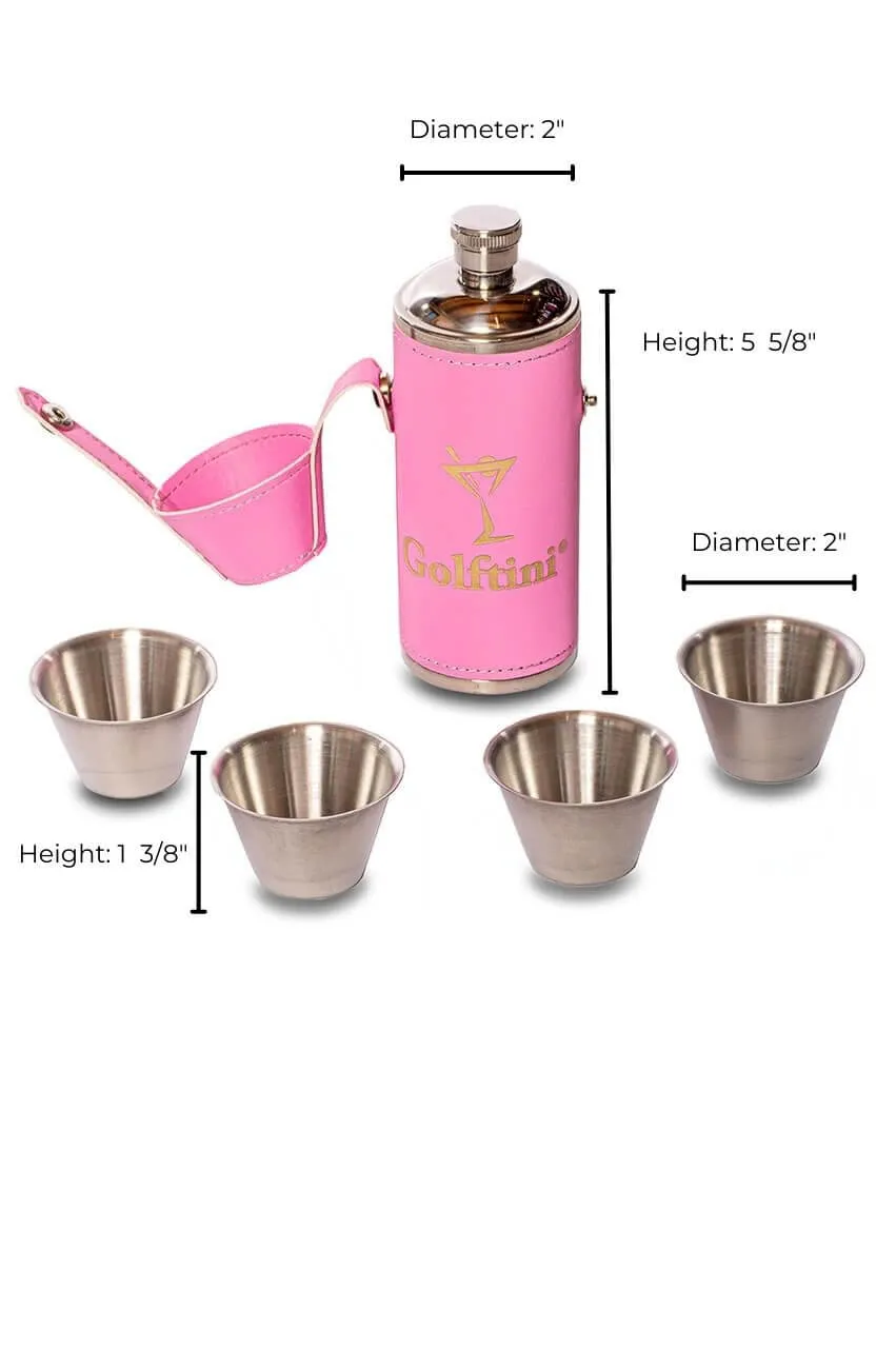 Golf Birdie Bottle Flask Set