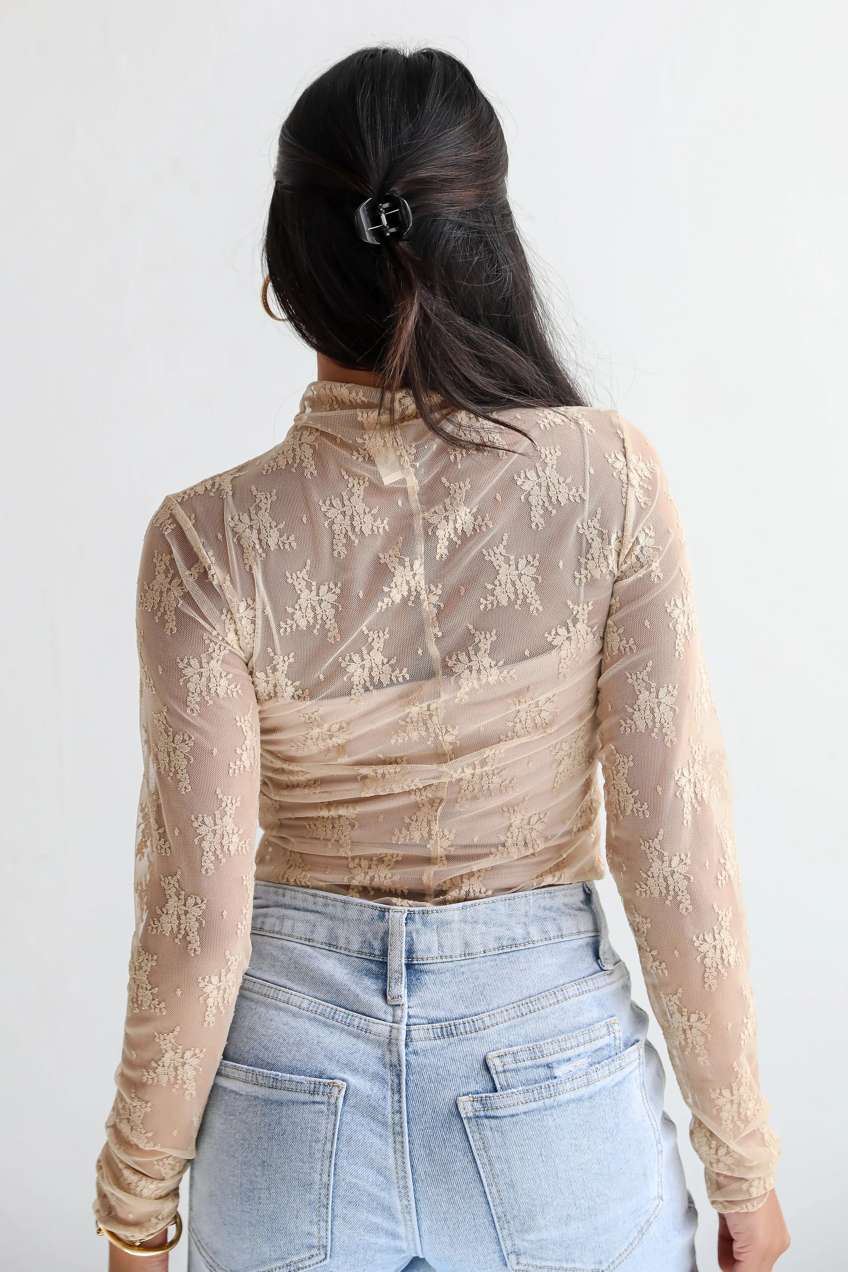 Gorgeous Attraction Lace Mesh Top