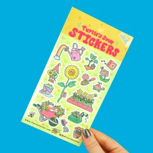 Gorgeous Gardens Vinyl Sticker Sheet