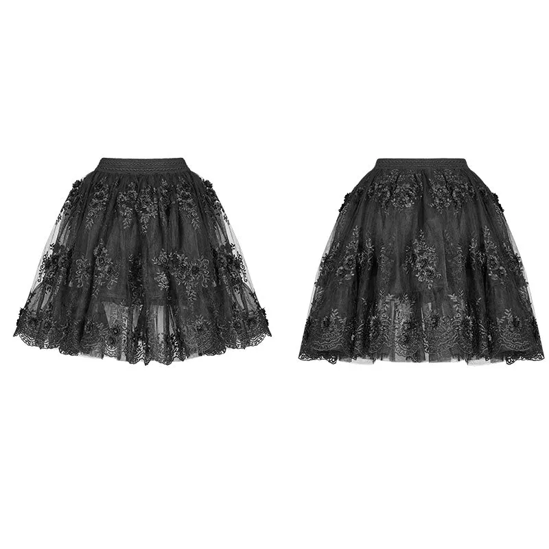 Gorgeous Lolita Lace Tutu Half Skirt