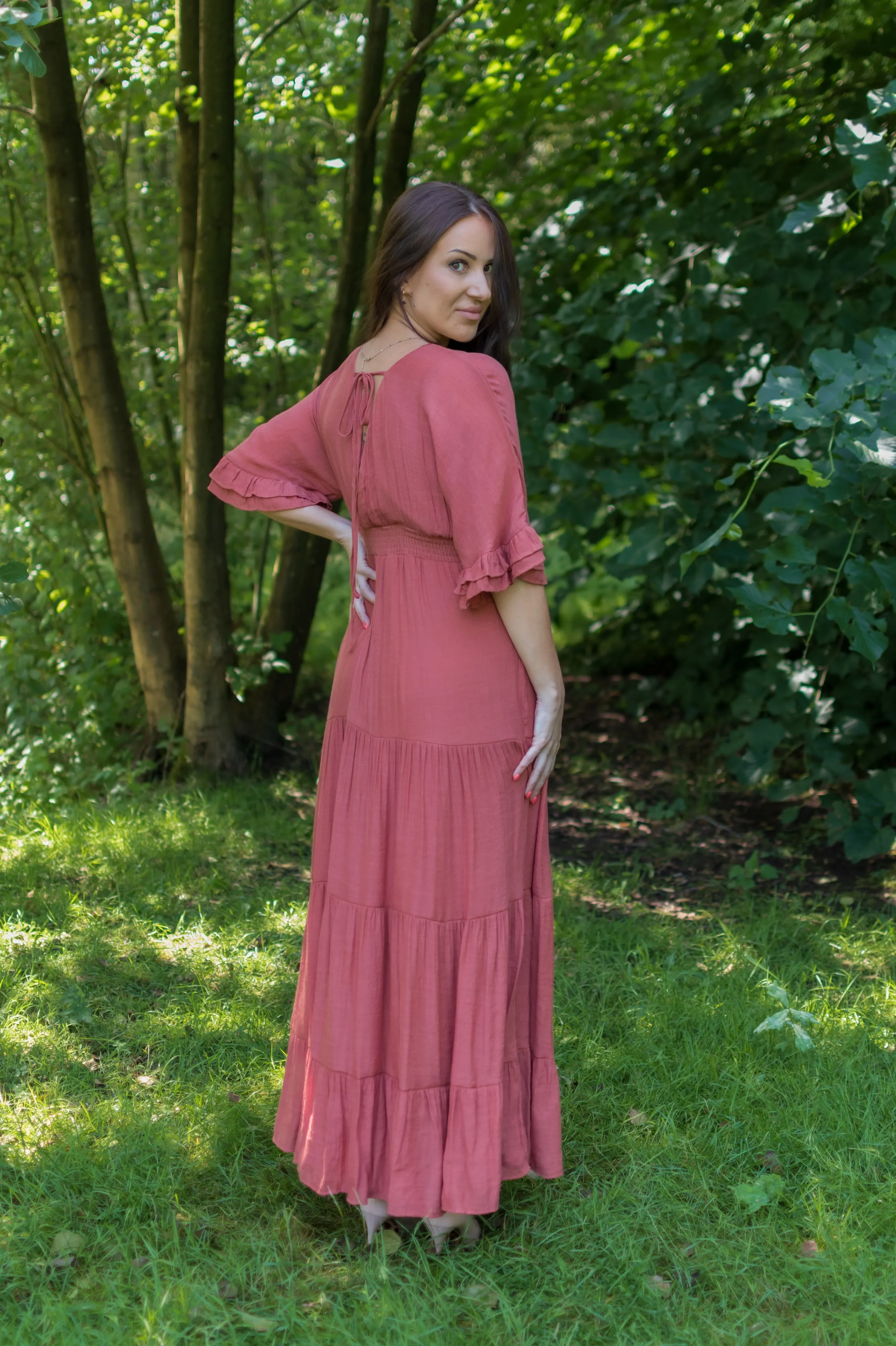 Gorgeous Maxi Dress - Old Pink