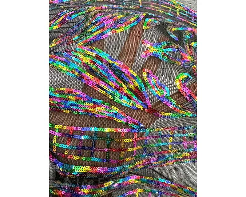 Gorgeous Stretch Mesh Sequin Fabric