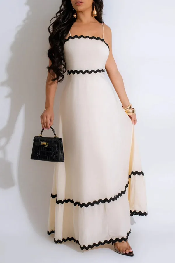 Gorgeous Two Tone A-line Dress