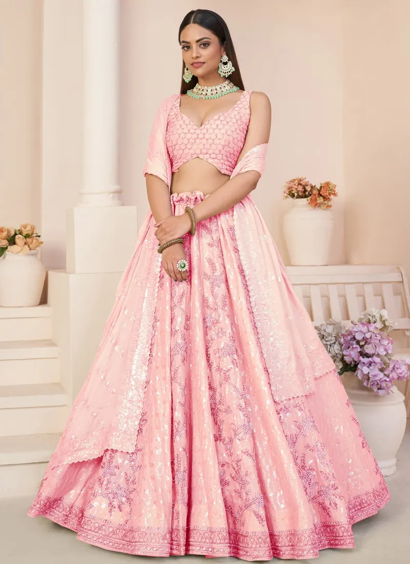 Gorgeous Wedding Lehenga with Delicate Details