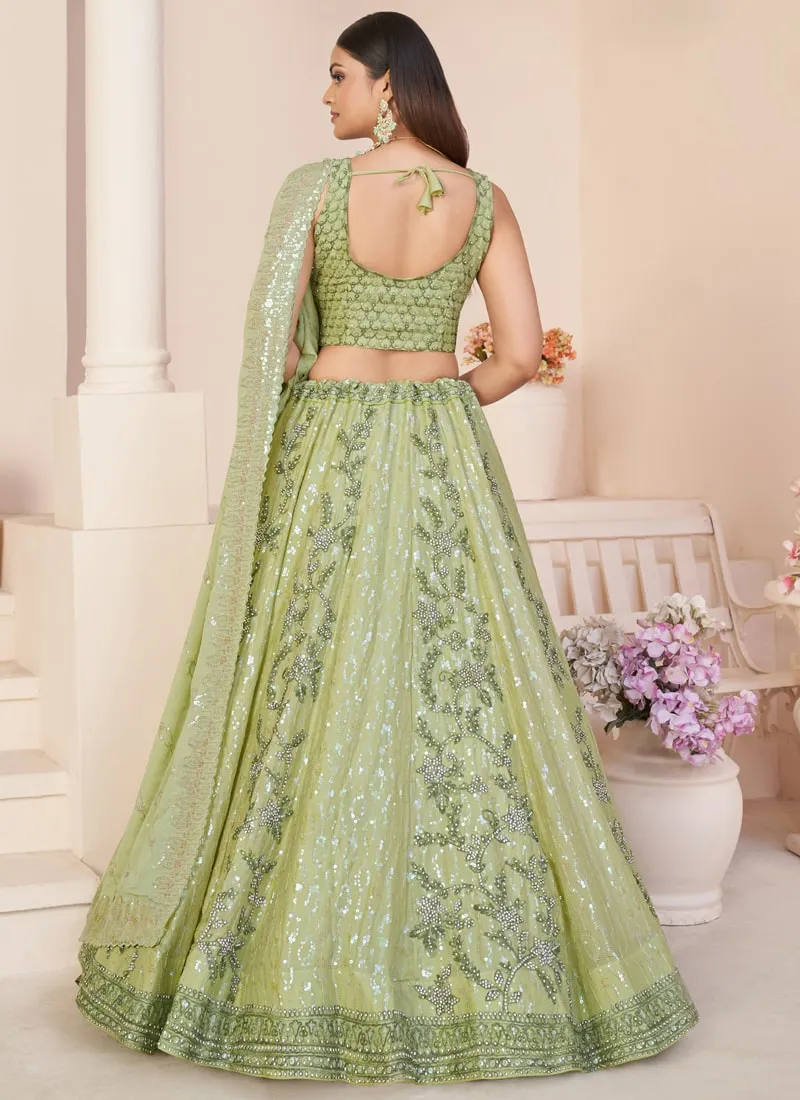 Gorgeous Wedding Lehenga with Delicate Details