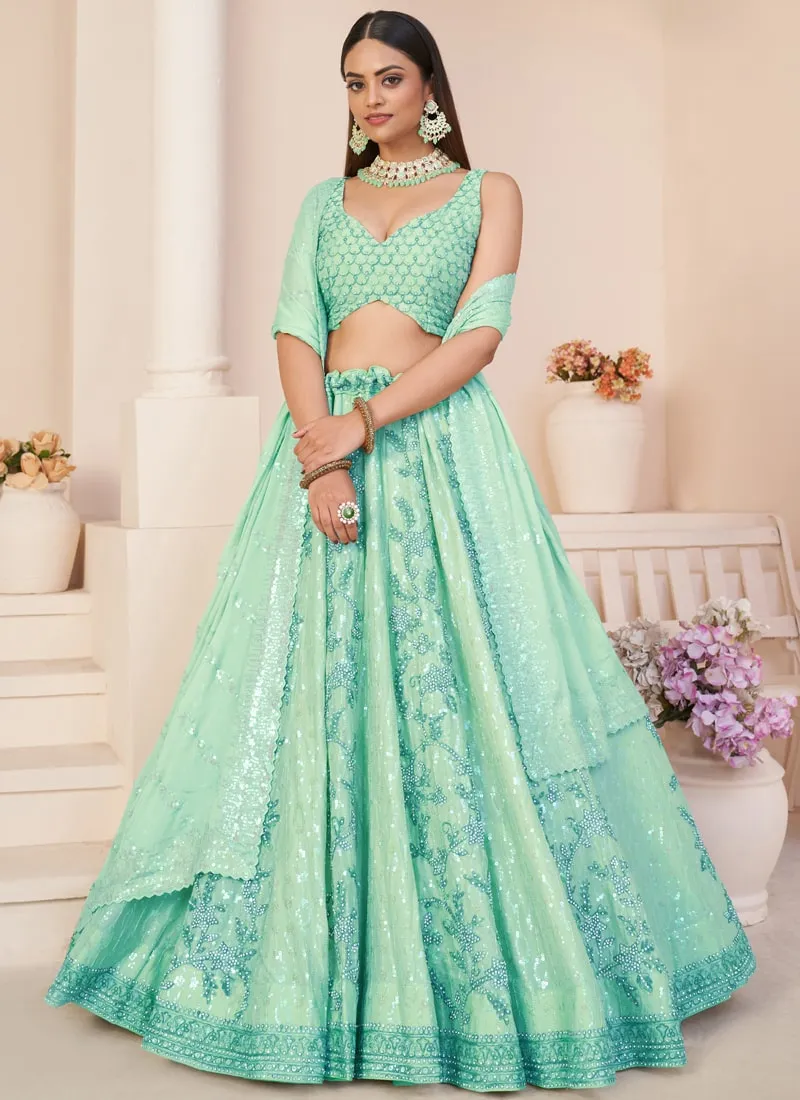 Gorgeous Wedding Lehenga with Delicate Details