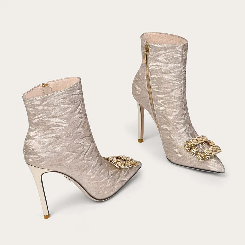 Gorgeous wedding short boots stiletto- Manila