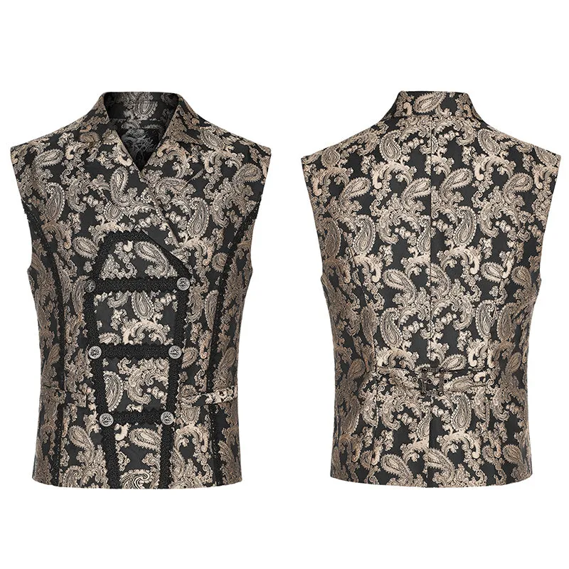 Goth Gorgeous jacquard waistcoat