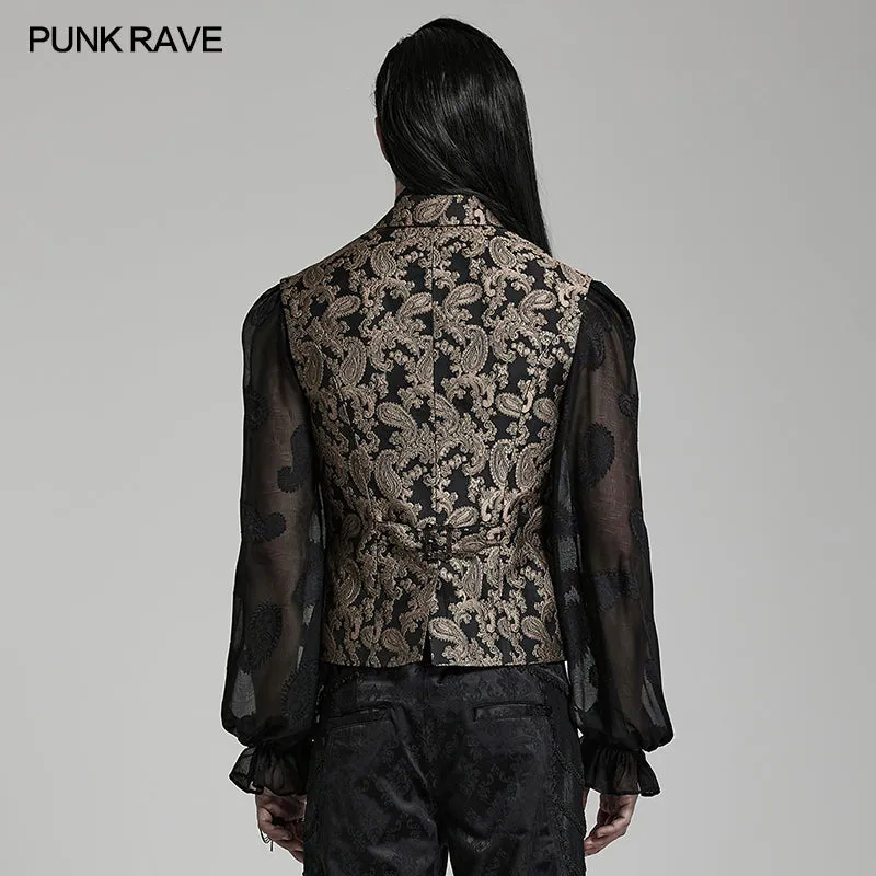 Goth Gorgeous jacquard waistcoat