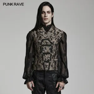 Goth Gorgeous jacquard waistcoat