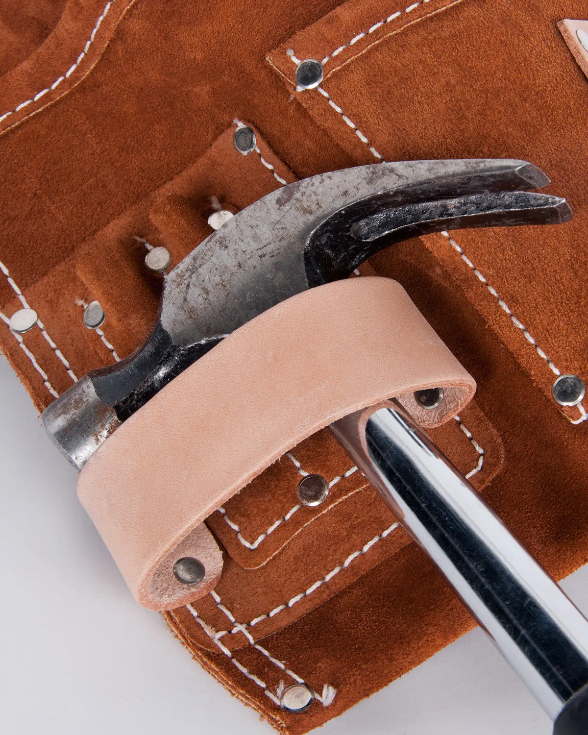 Hand-Eye Pocket Nail and Tool Belt Suede