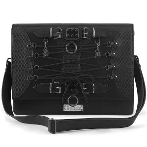 HB-661 Black Vegan Leather