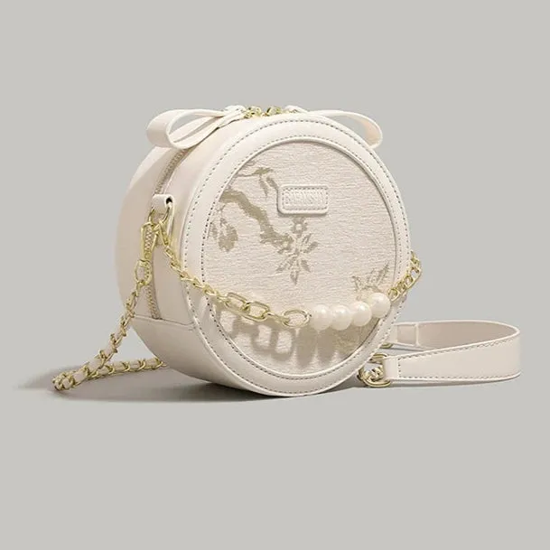 High-Quality National Style Small Round Bag