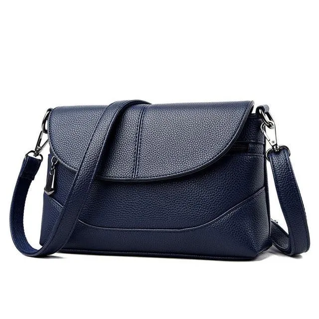 High Quality Soft Leather Women Crossbody Bags Shoulder Messenger Bag