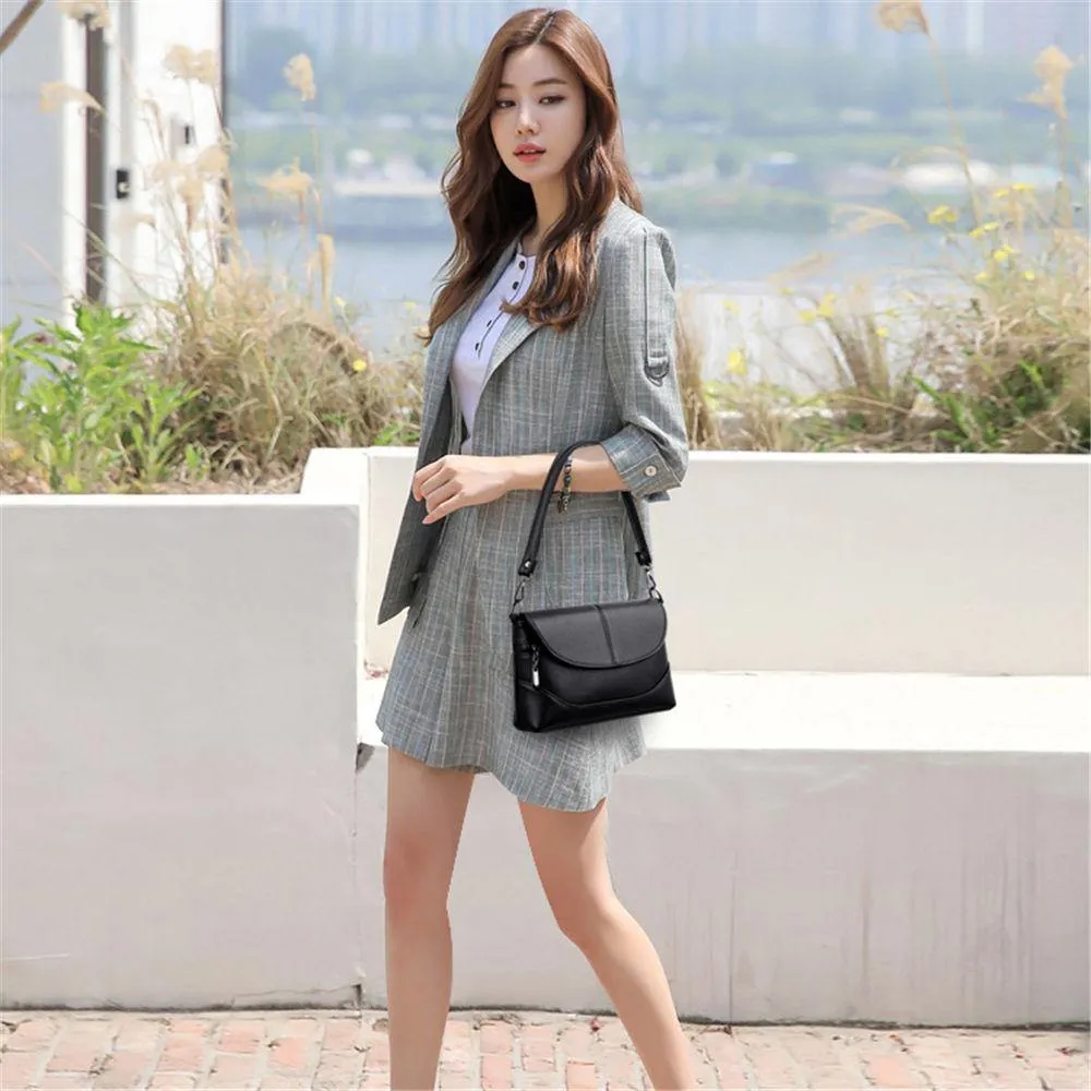 High Quality Soft Leather Women Crossbody Bags Shoulder Messenger Bag