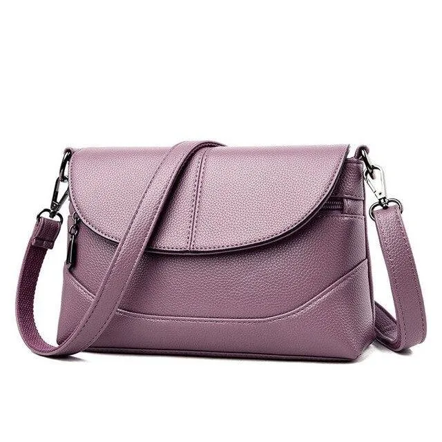 High Quality Soft Leather Women Crossbody Bags Shoulder Messenger Bag