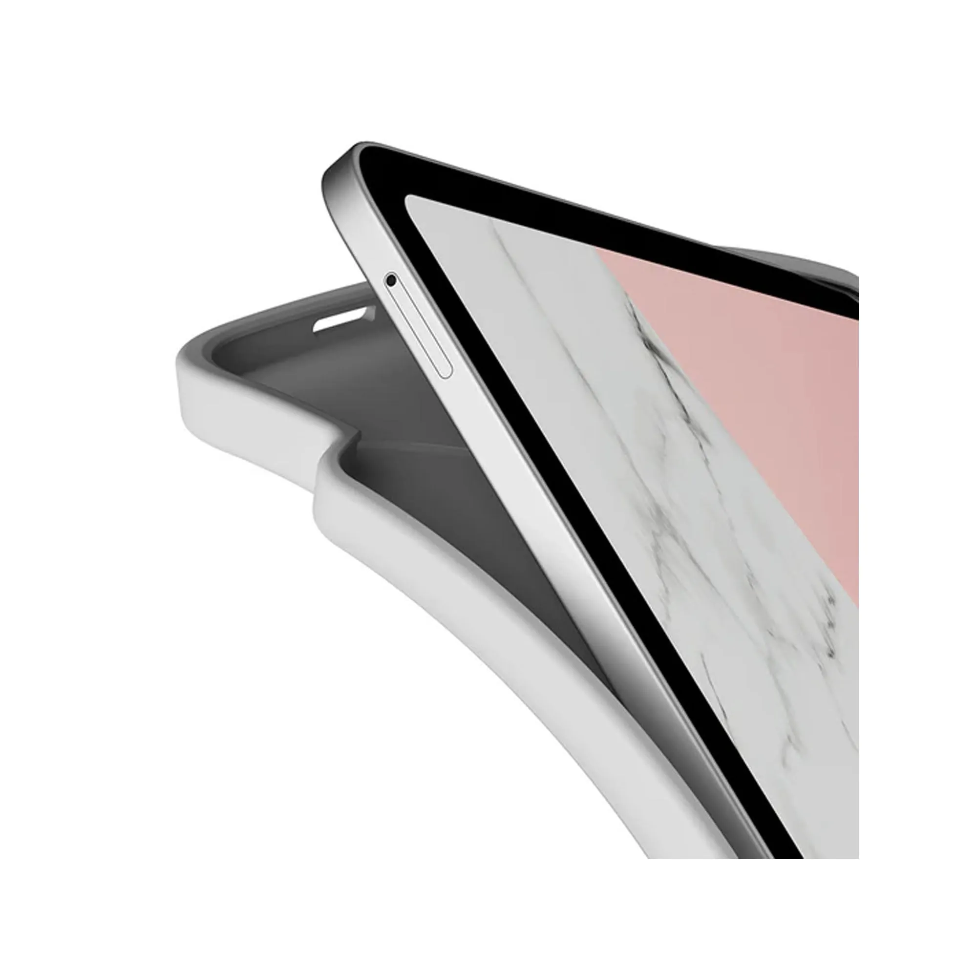 i-Blason Cosmo Case for iPad Air 11" / Air 13" ( 2024 ) M2 With Build In Built-in screen protector and Apple Pencil Holder - Marble