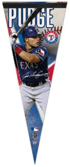 Ivan Rodriguez "Signature" Premium Felt Pennant L.E. /2,009