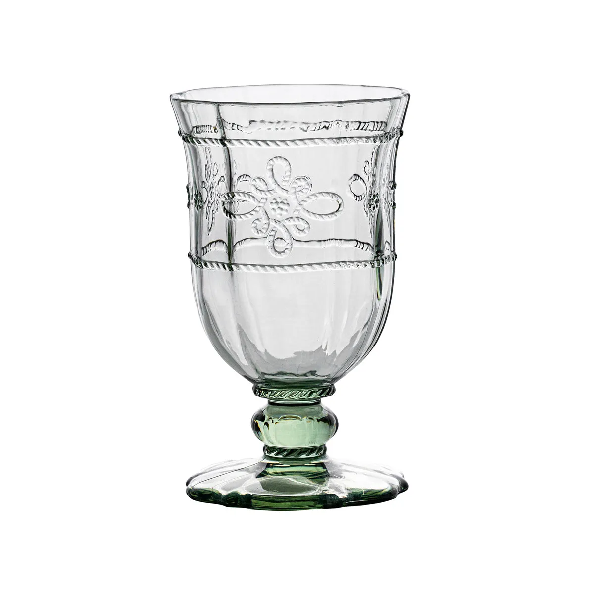 Juliska Colette Acrylic Green Goblet