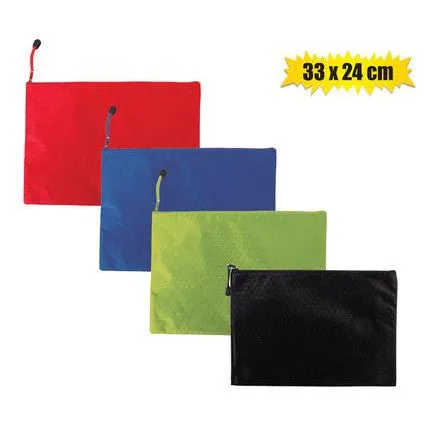 Khoki Satin Book & Pencil File Case Pocket 33.5x24cm 1pc