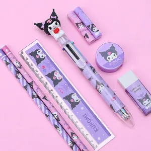 Kuromi Case Stationery Set