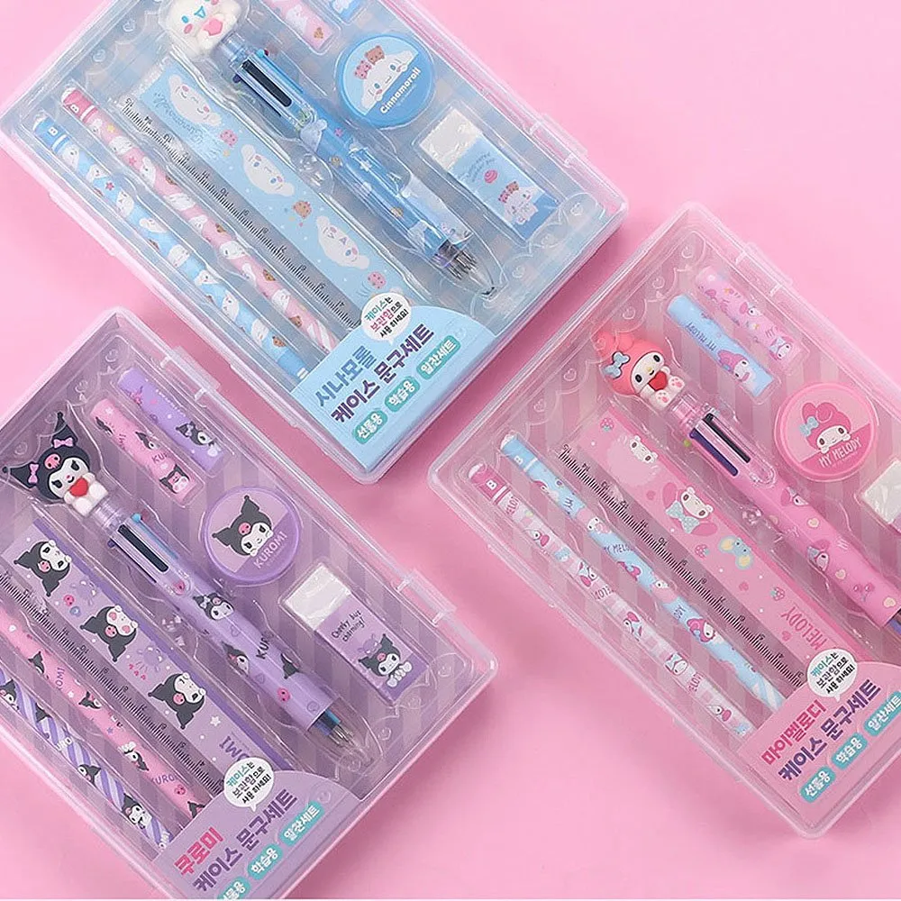 Kuromi Case Stationery Set