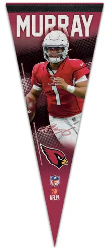 Kyler Murray Signature Series QB Action Arizona Cardinals NFL Football Premium Felt Pennant - Wincraft