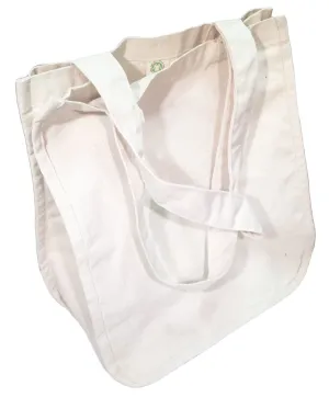 Large Organic Cotton Canvas Shopper Bag