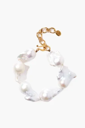 Le Baroque Pearl Bracelet Gold