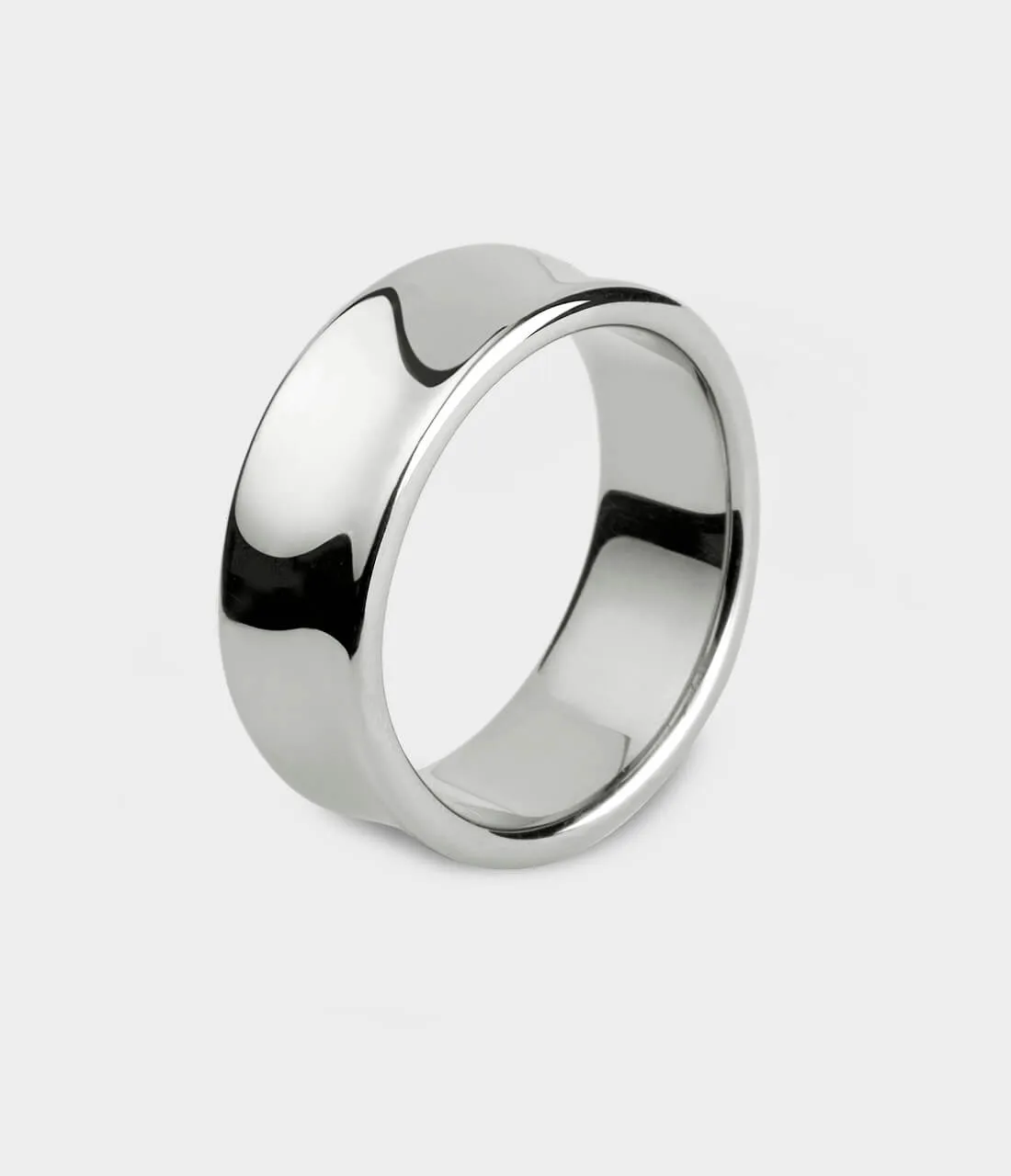 Liquid Ring in Silver, Size X