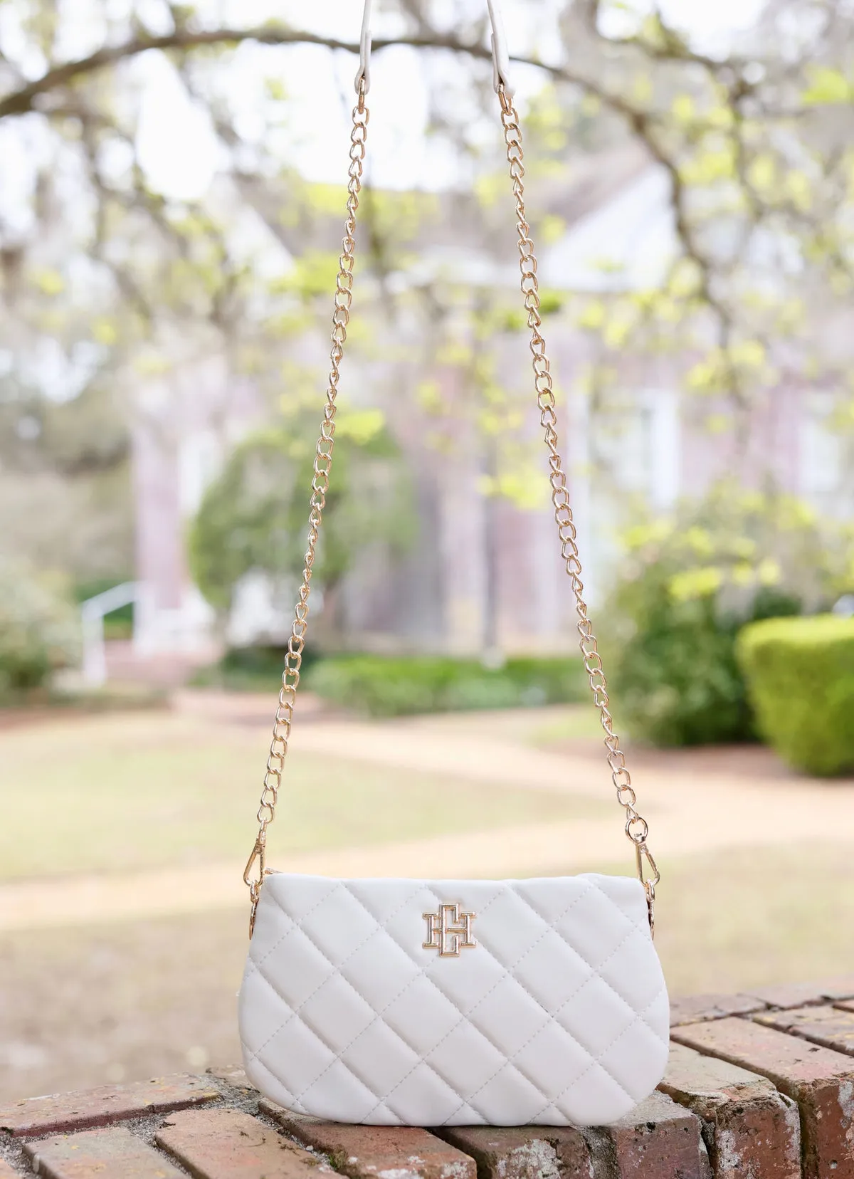 Livi Quilted Crossbody in Cream