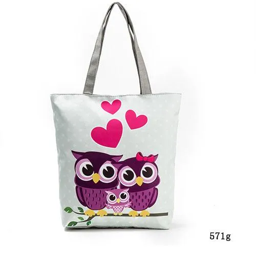 Lovely Owl Shopping Bag