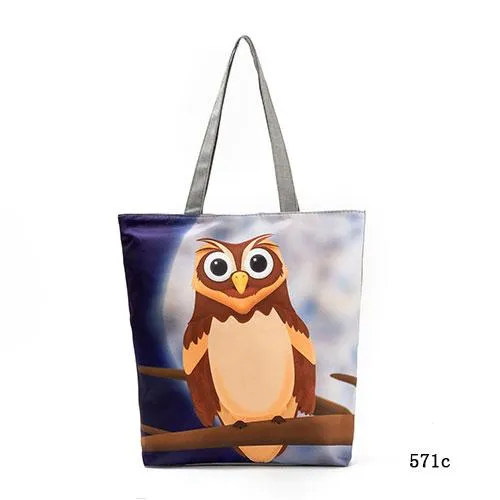 Lovely Owl Shopping Bag