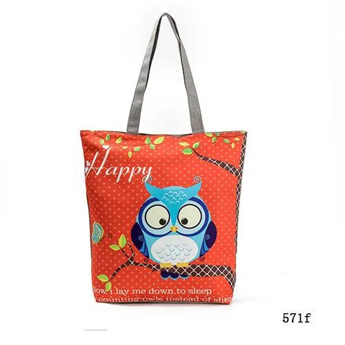 Lovely Owl Shopping Bag