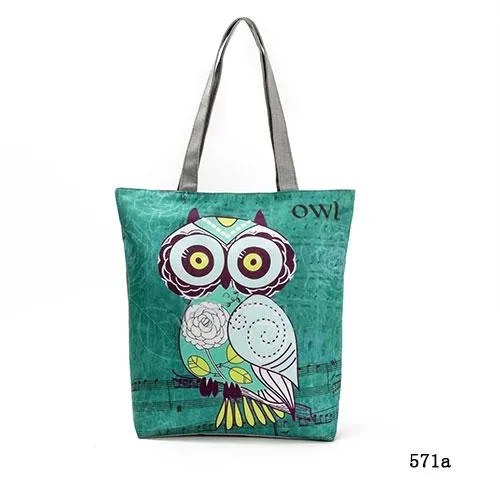 Lovely Owl Shopping Bag