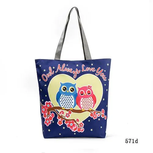 Lovely Owl Shopping Bag