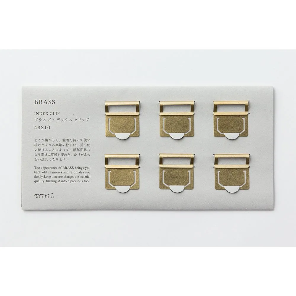 Midori Brass Index Clip (43210006)