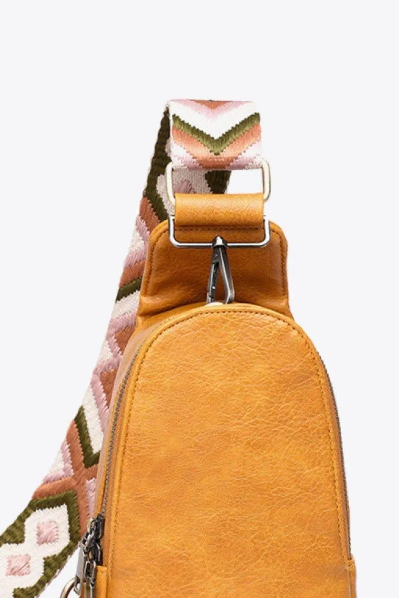 Mindy Leather Sling Cross Body Bag